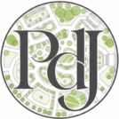 Logo van Plan de Jardin – ontwerpstudio voor tuinontwerp, beplantingsplan en tuinadvies.